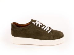 Hakiki Deri Haki Sneaker Ayakkabı
